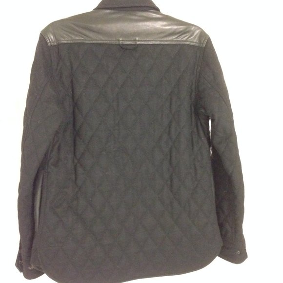 Rag & Bone Black Lumberjack Quilted Overshirt S - Picture 2 of 9